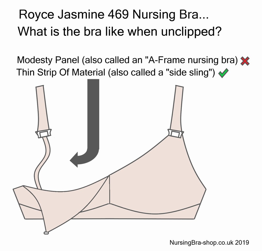 Royce Nursing Bra Skin-Coloured 469 Jasmine ***SALES ITEM - LIMITED SIZES  REMAINING*** £11.99 - Royce Lingerie Nursing Bras Free UK Delivery