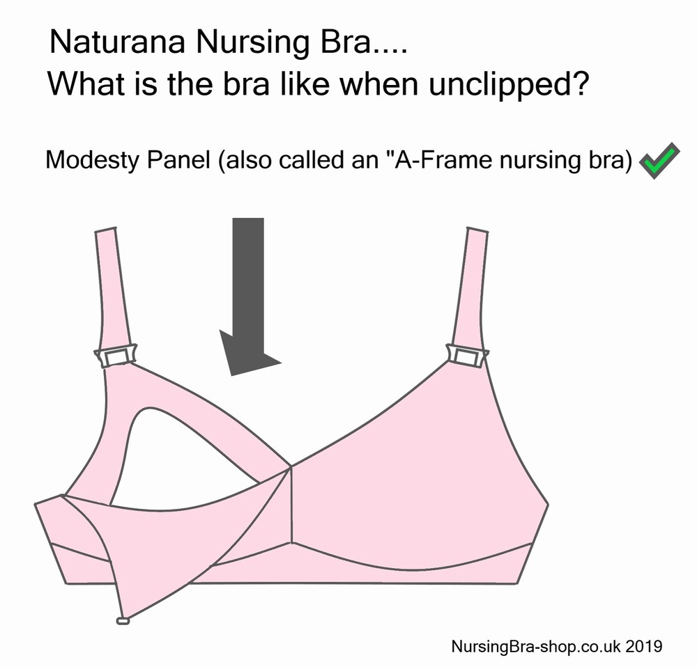 Naturana Soft Nursing Bra black order online